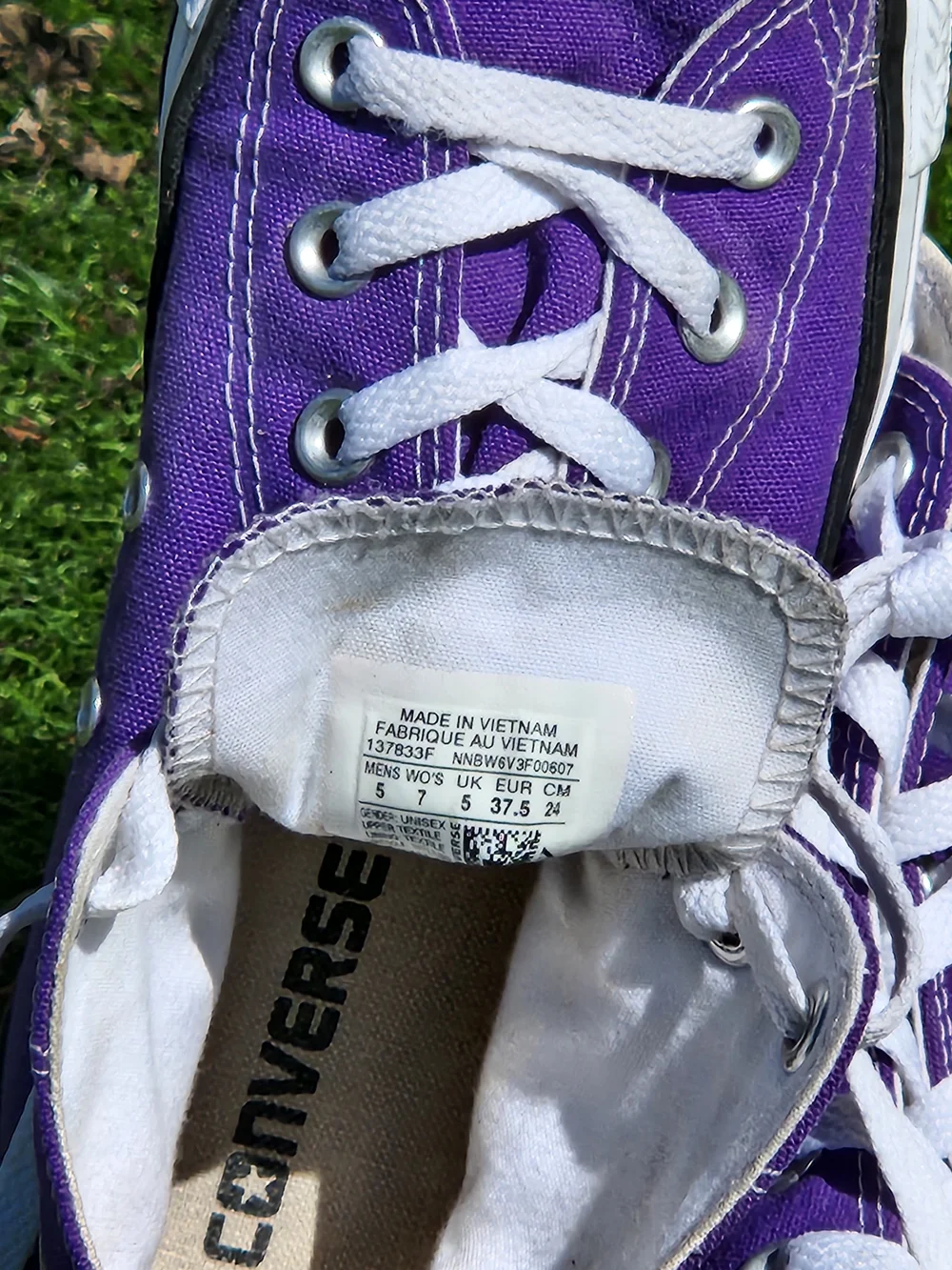 WOMENS CHUCK TAYLOR ALL STAR HIGH TOP SNEAKER - Picture 6 of 7